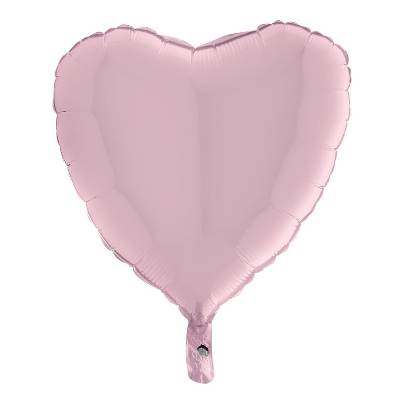 Grabo Balloons Balon jasnoróżowe serce - 45 cm - Pan Talerzyk