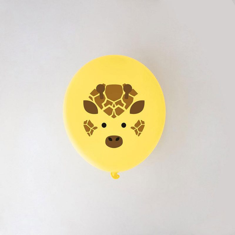 My Little Day Balony z nadrukiem zwierzęta safari - 5 sztuk - Pan Talerzyk