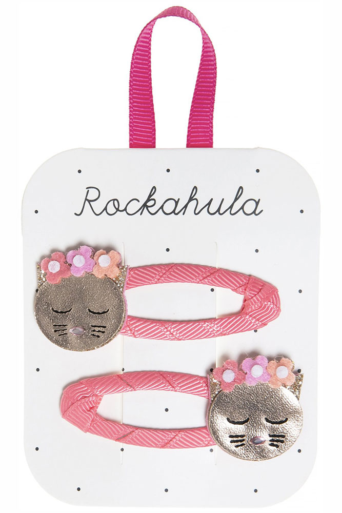 Rockahula Kids Spinki do włosów Frida Cat - Pan Talerzyk