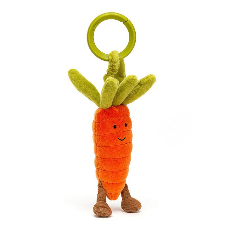 JellyCat Warzywa marchewka zabawka drgająca 15 cm - Pan Talerzyk