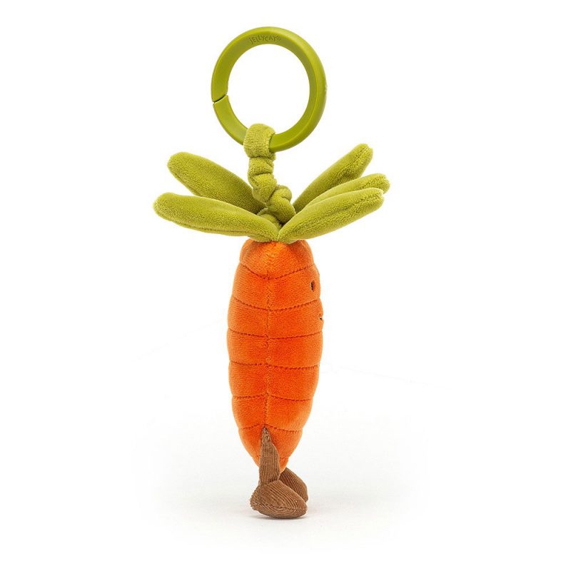 JellyCat Warzywa marchewka zabawka drgająca 15 cm - Pan Talerzyk